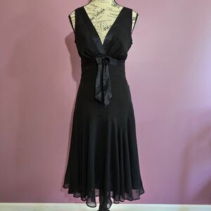 Ted Baker London black Silk Gatsby dress